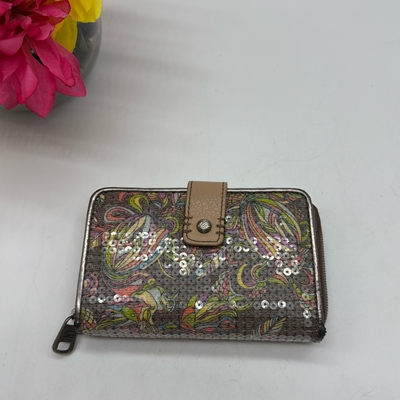 Sakroots Handbags - Sakroots Sparkly Sequins Small Mulitcolor Wallet